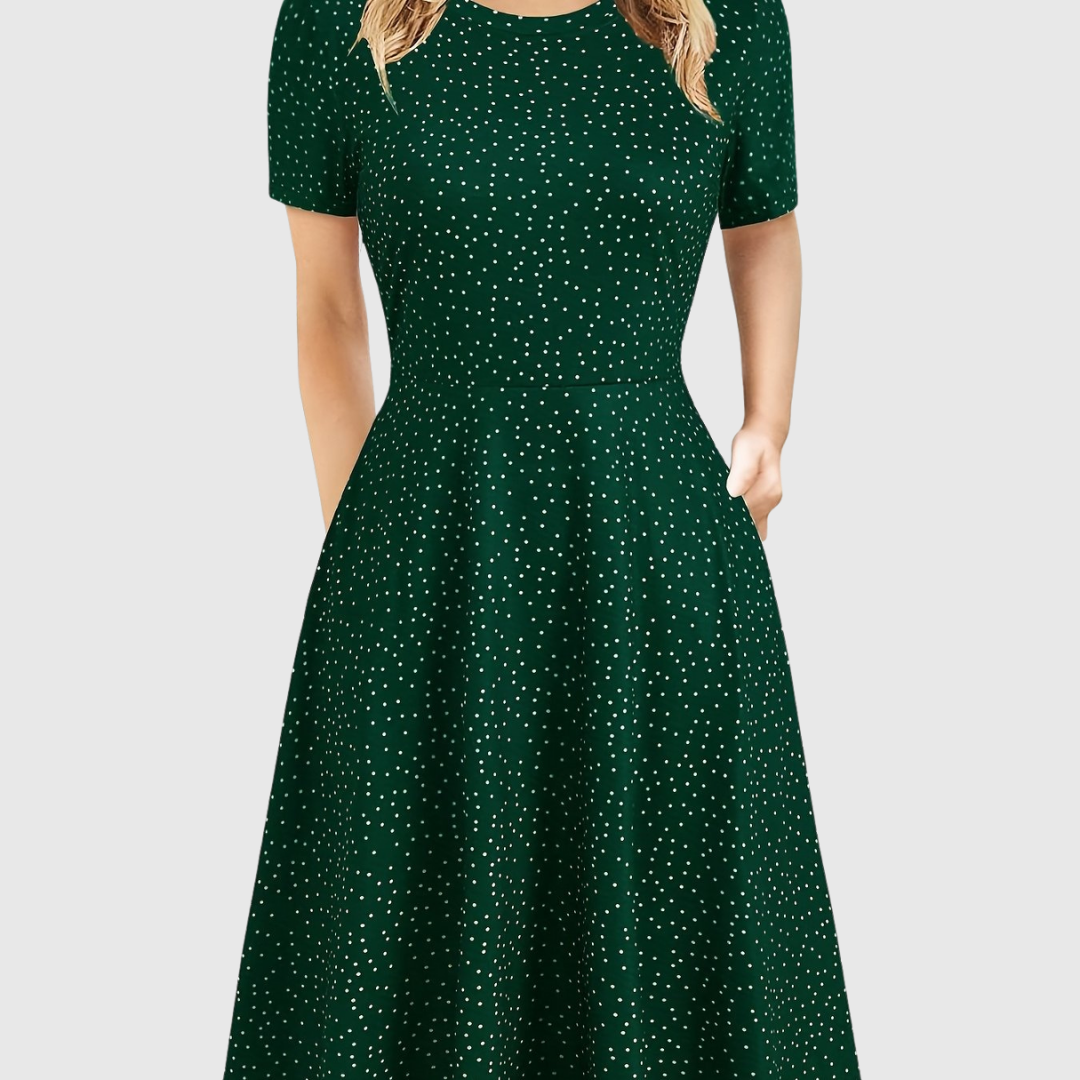 Evelyn Quinn | Retro A-Line Summer Dress