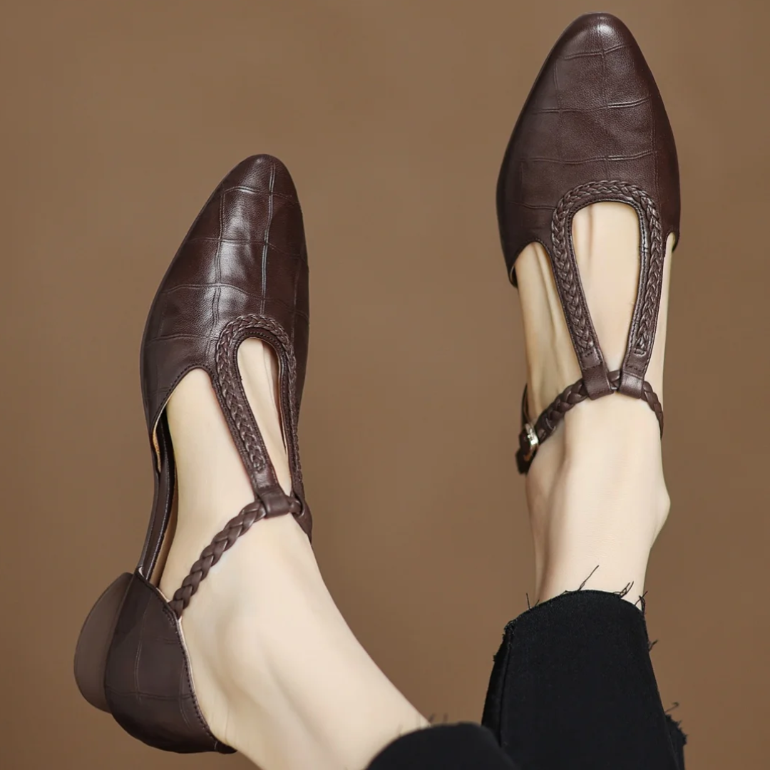 AZARIENNE – KEPA LEATHER MARY JANES