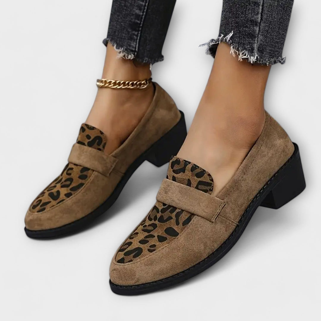 Tamara - Orthopedic Leopard Print Heels