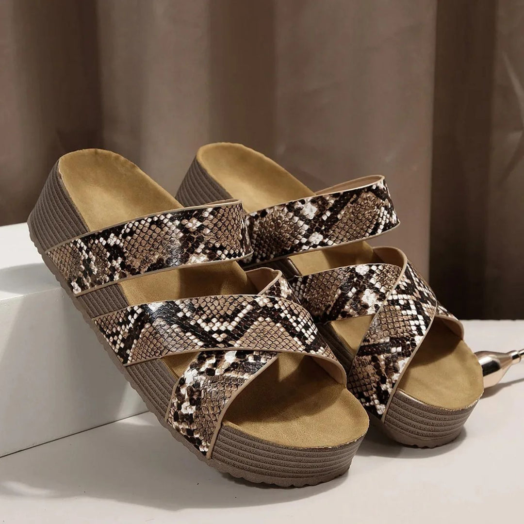 Abigail – Orthopedic Leather Strap Sandals