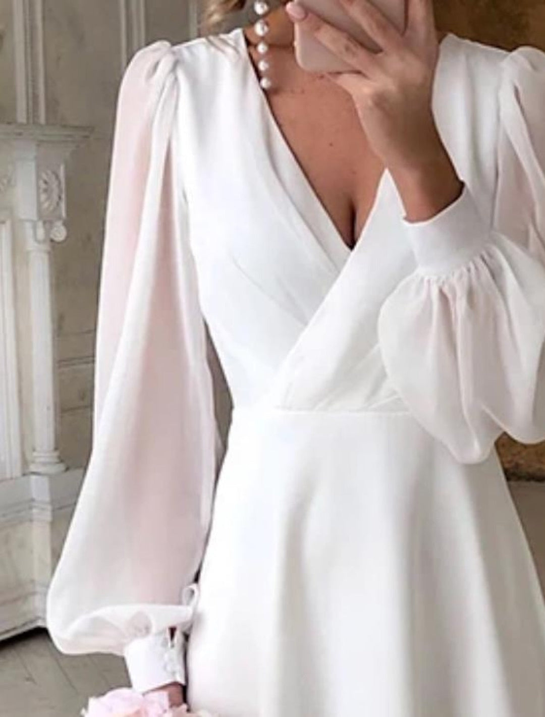 Jasmine | Women’s Long Sleeve Midi Events Dress