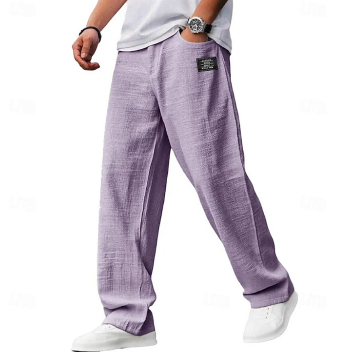 Men's Casual Loose Fit Pants Lightweight Comfort for Everyday Wear 3