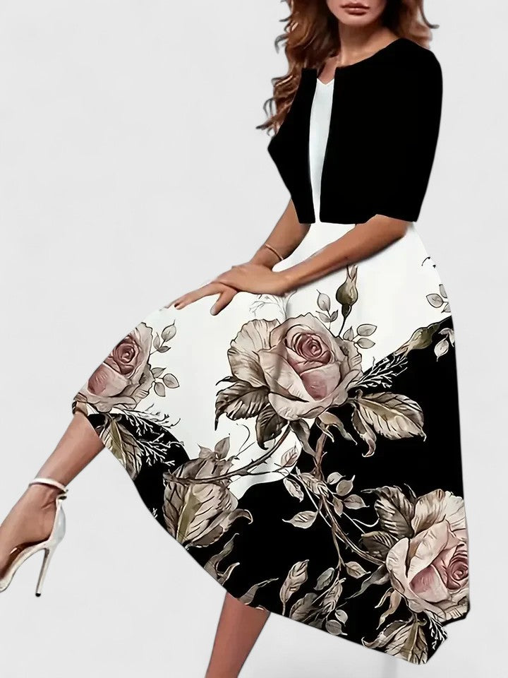 Chantal | Elegant Midi Dress