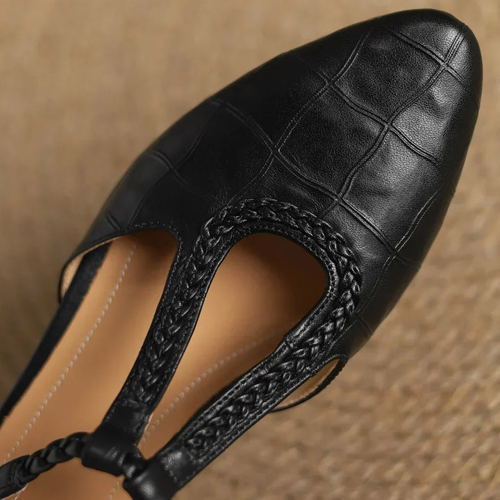 AZARIENNE – KEPA LEATHER MARY JANES