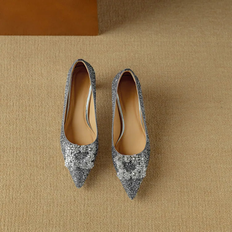Gloria - Glitter Heels