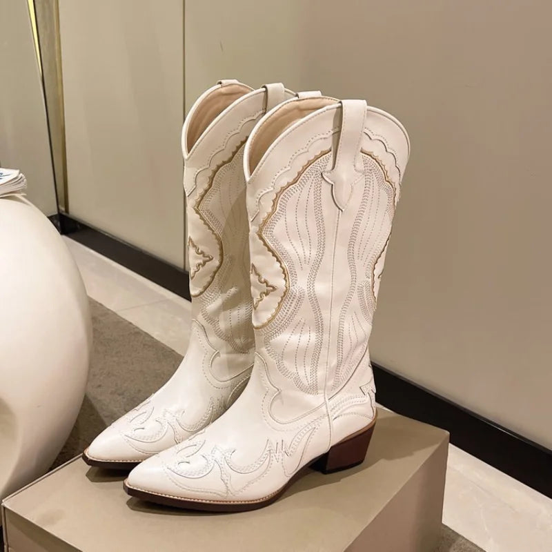 Emmie | Autumn Western Cowboy Boots