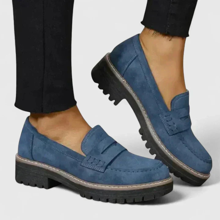Women’s Black Penny Loafers Classic Comfortable Design for Everyday Wear 2