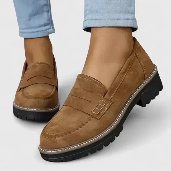 Women’s Black Penny Loafers Classic Comfortable Design for Everyday Wear 3