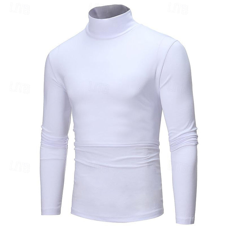 Women’s Black Turtleneck Long-Sleeve Refined Fit Top 6