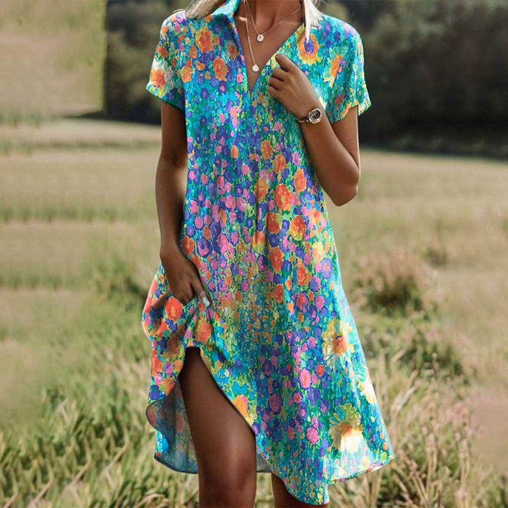 Women’s Boho Maxi Dress Lightweight Flowing Summer Style 0