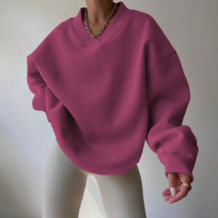 Women’s Cozy Pastel Pullover Sweater Relaxed Fit 1