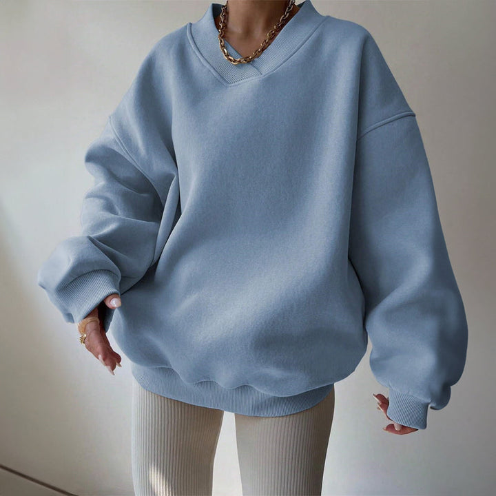 Women’s Cozy Pastel Pullover Sweater Relaxed Fit 3