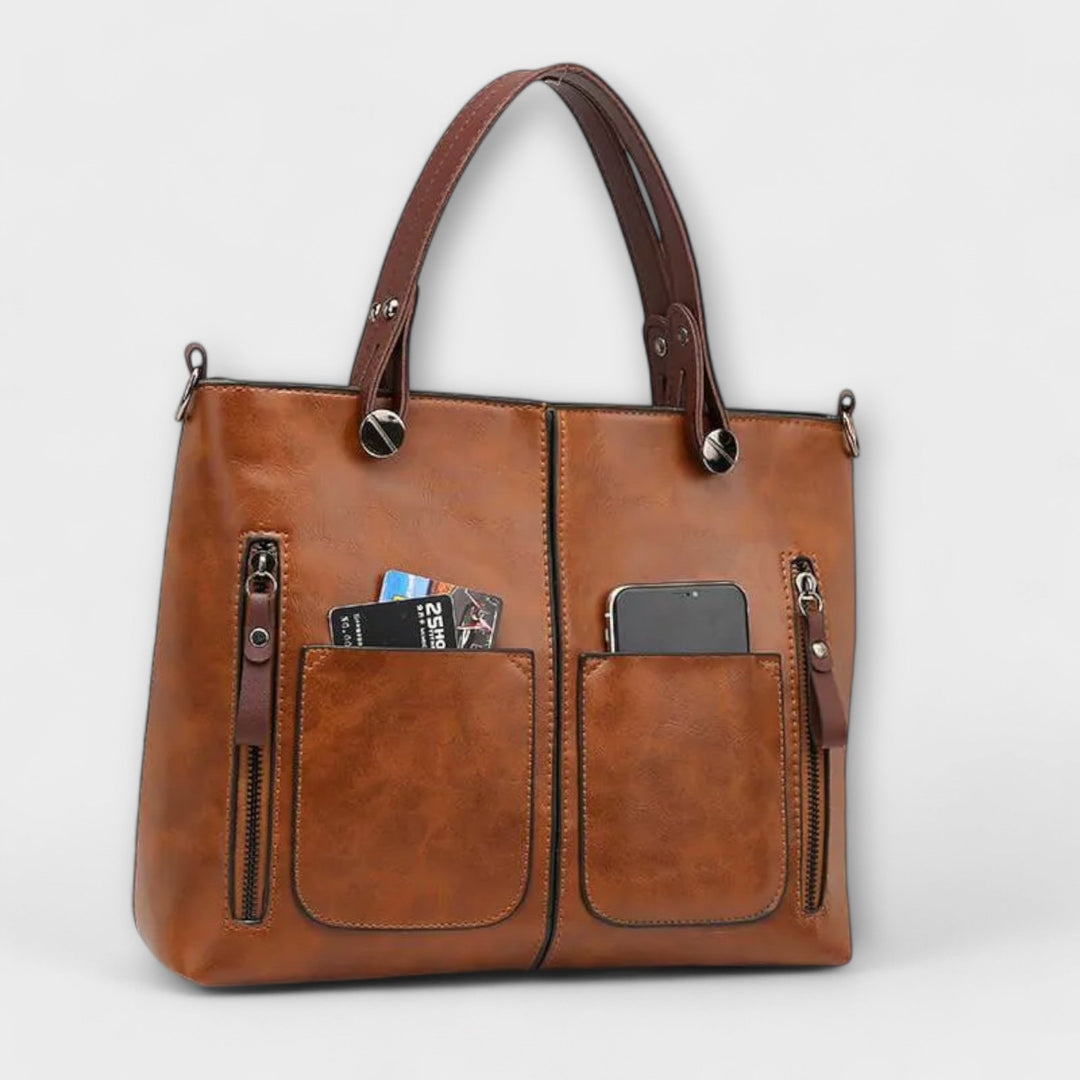 Women’s Elegant Leather Handbag Versatile Design for All Occasions 2