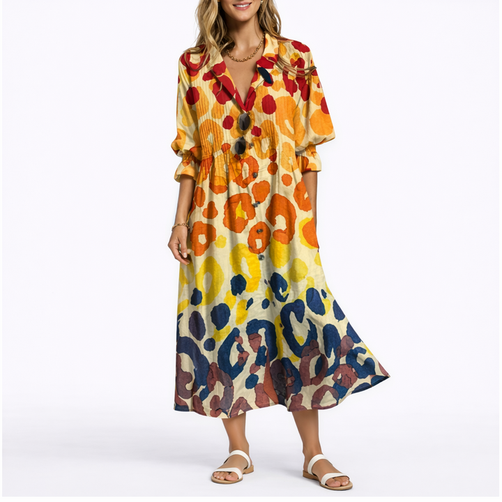 Women’s Floral Maxi Dress Lightweight Flowing Summer Style 2