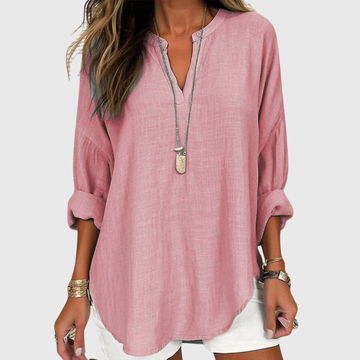 Women’s Flowing Beach Shirt Elegant Casual Design 3