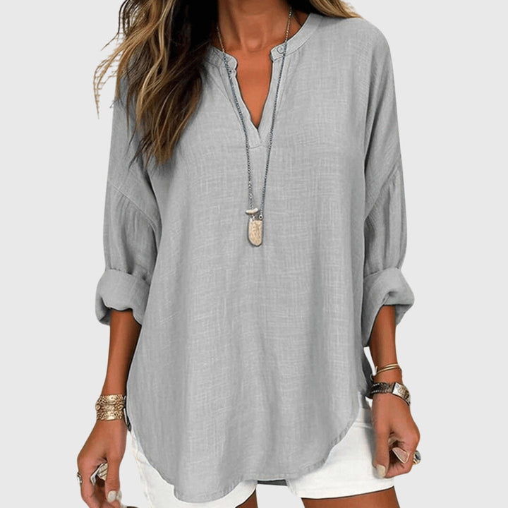 Women’s Flowing Beach Shirt Elegant Casual Design 4