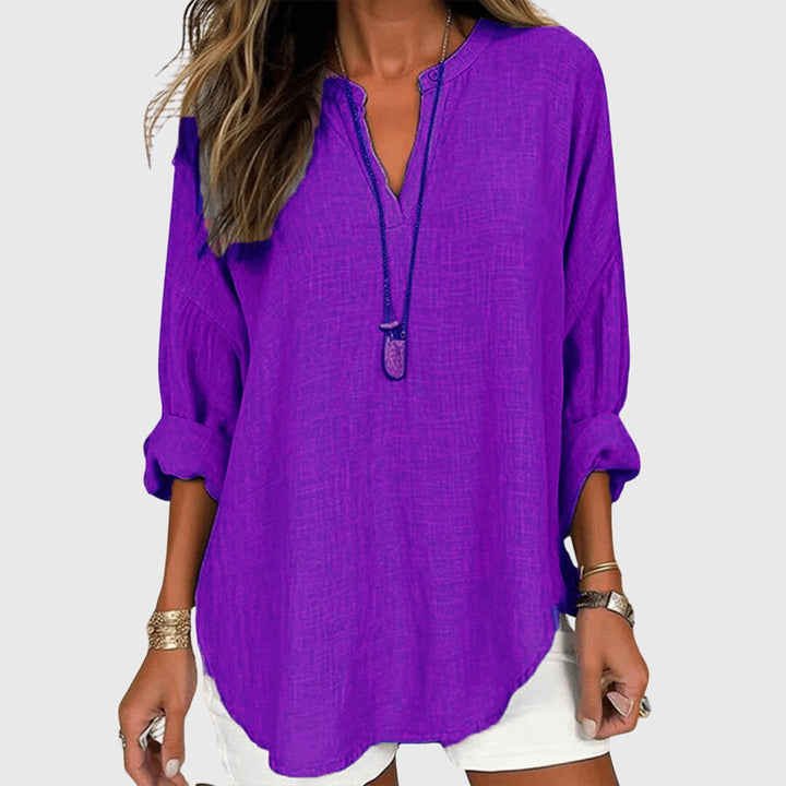 Women’s Flowing Beach Shirt Elegant Casual Design 5
