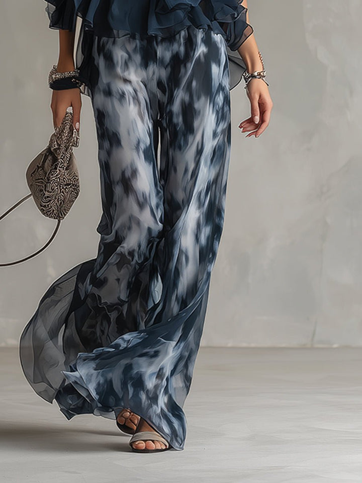 Women’s Halter Neck Two Piece Set Elegant Wide Leg Design 5
