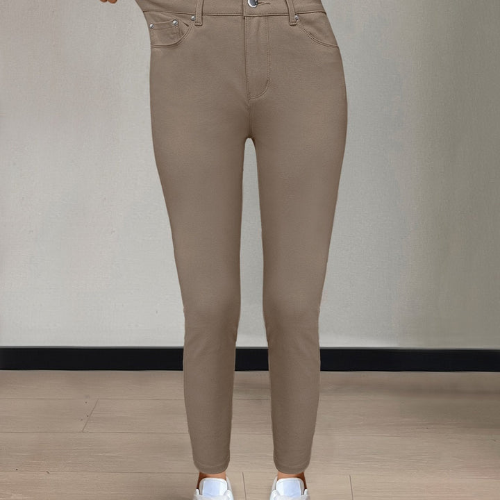 Women’s High-Waist Skinny Jeans Comfortable Stretch Fit 11