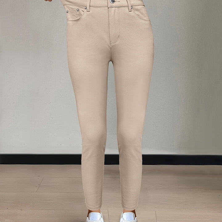 Women’s High-Waist Skinny Jeans Comfortable Stretch Fit 16