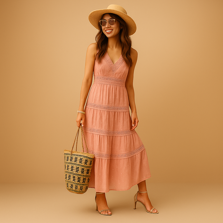 Women’s Lightweight Boho Dress Flowing Summer Style 2