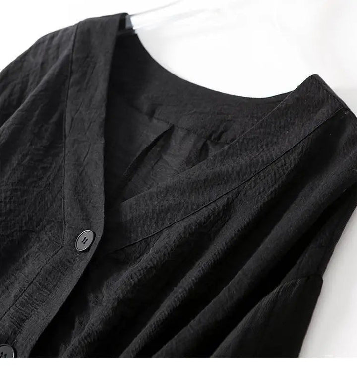 Women’s Linen Blouse V-Neck Batwing Sleeves Summer Style 4