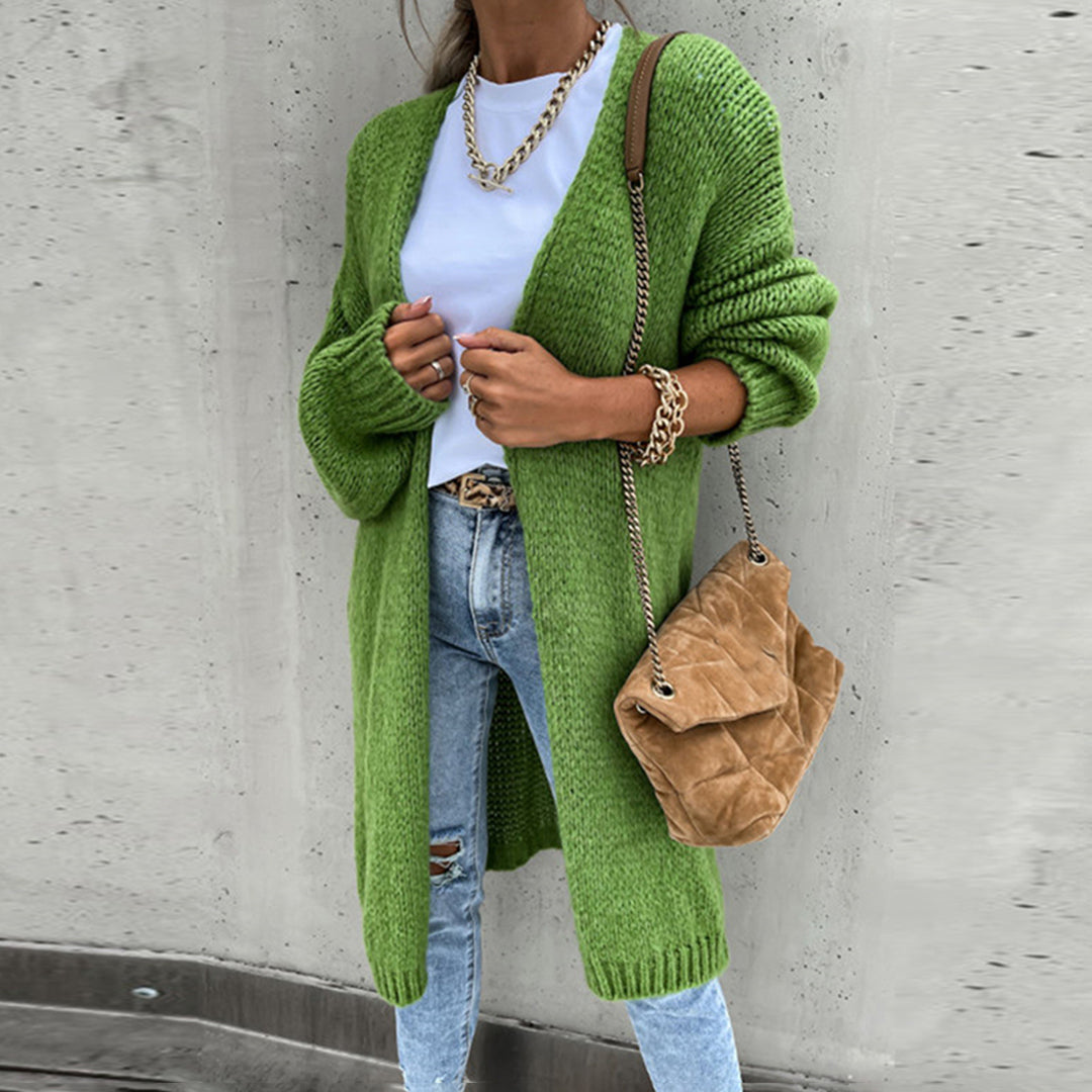 Women’s Long Cardigan Open Front Relaxed Fit for Everyday Style 6