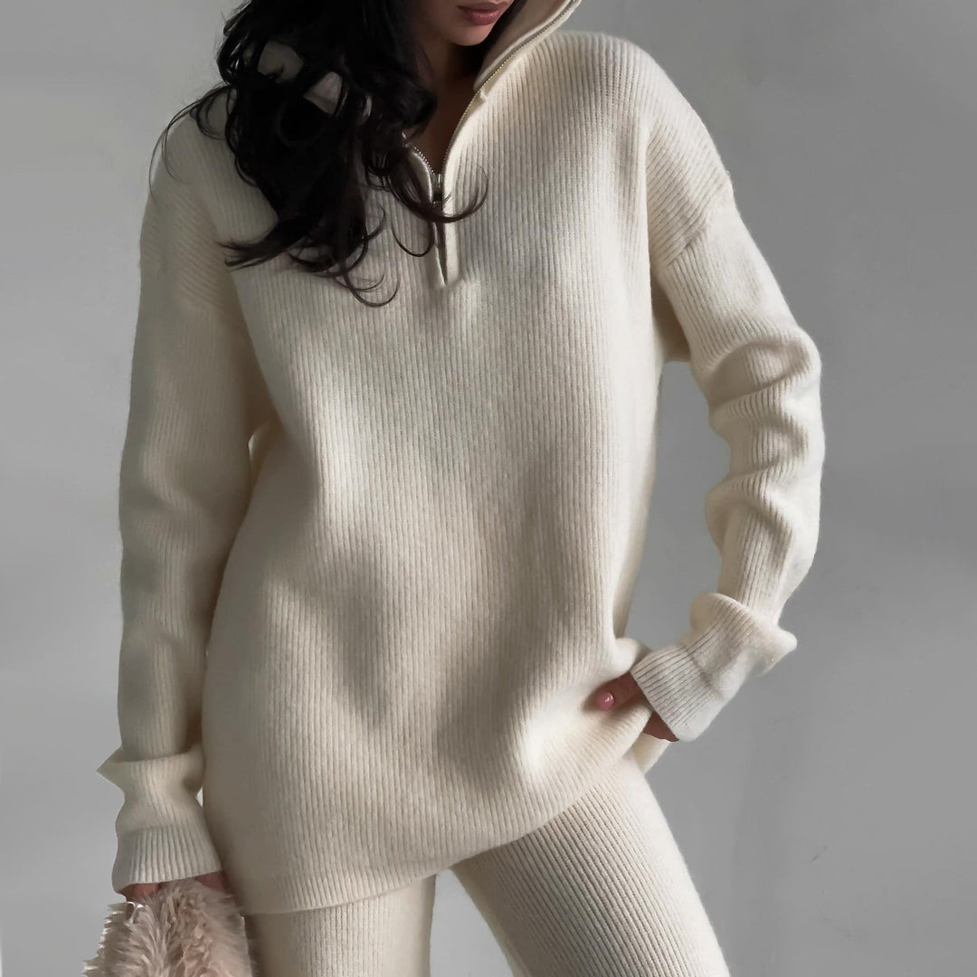Women’s Loungewear Set Elegant Knitted Minimalist Design 4