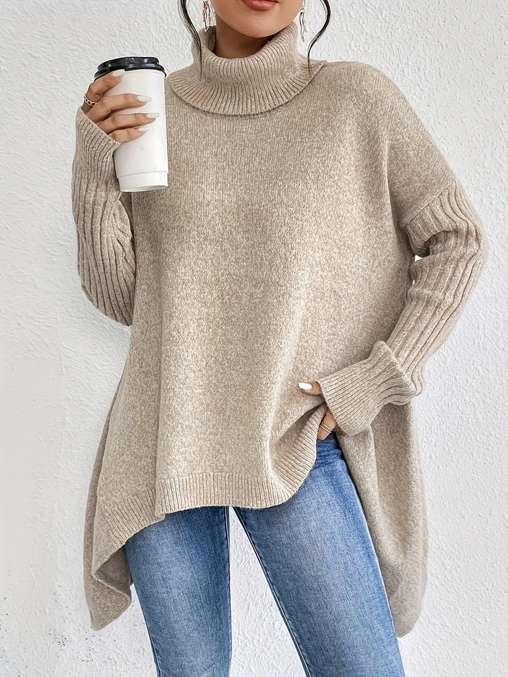 Women’s Oversized Turtleneck Sweater Soft and Cozy Design 4