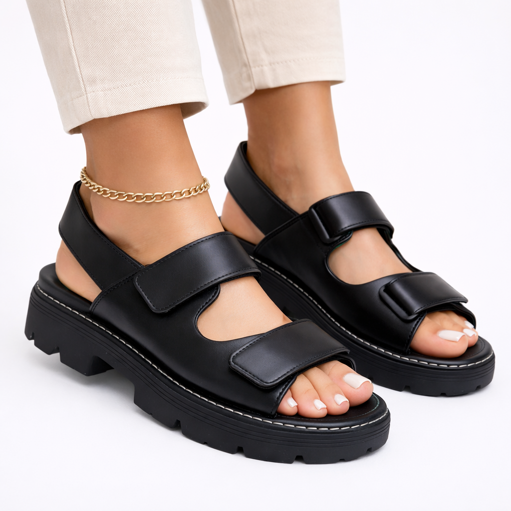 Women’s Platform Sandals Adjustable Straps Stylish Everyday Comfort 1