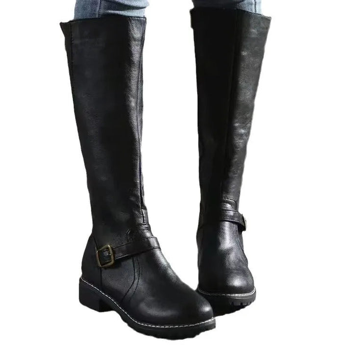 Women’s Premium Leather Boots Chic Design for All-Day Wear 4