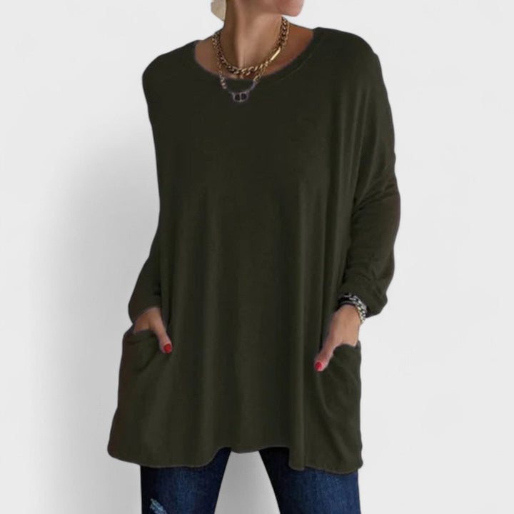 Women’s Relaxed Fit Long Sleeve Top Effortless Everyday Style 10