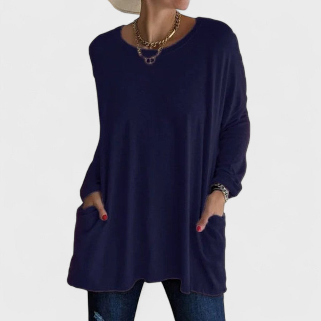 Women’s Relaxed Fit Long Sleeve Top Effortless Everyday Style 11