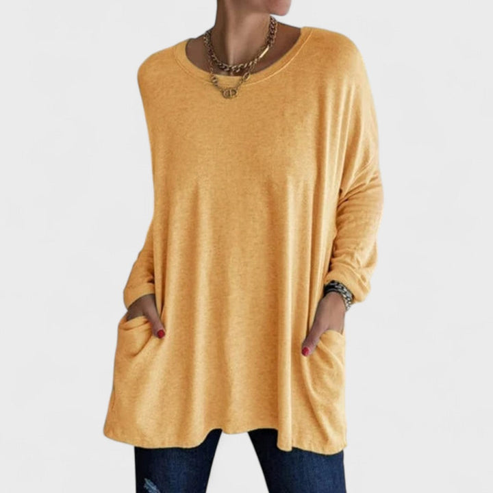 Women’s Relaxed Fit Long Sleeve Top Effortless Everyday Style 8