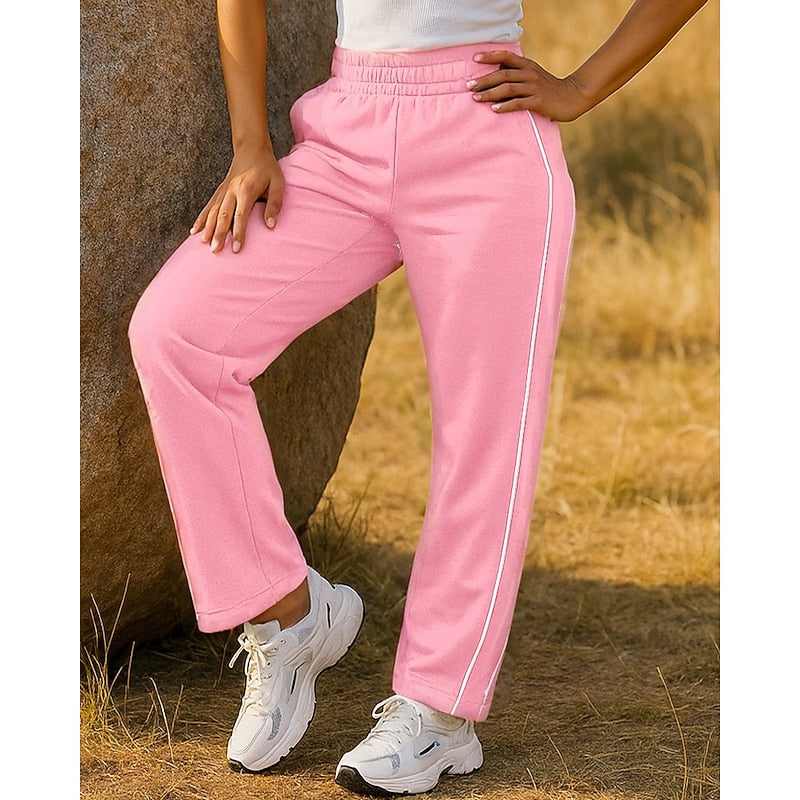 Women’s Relaxed Joggers with Side Stripe Detail 9