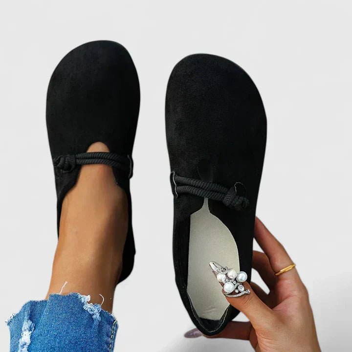 Women’s Slip-On Loafers with Rope Detail and Round Toe Style 1