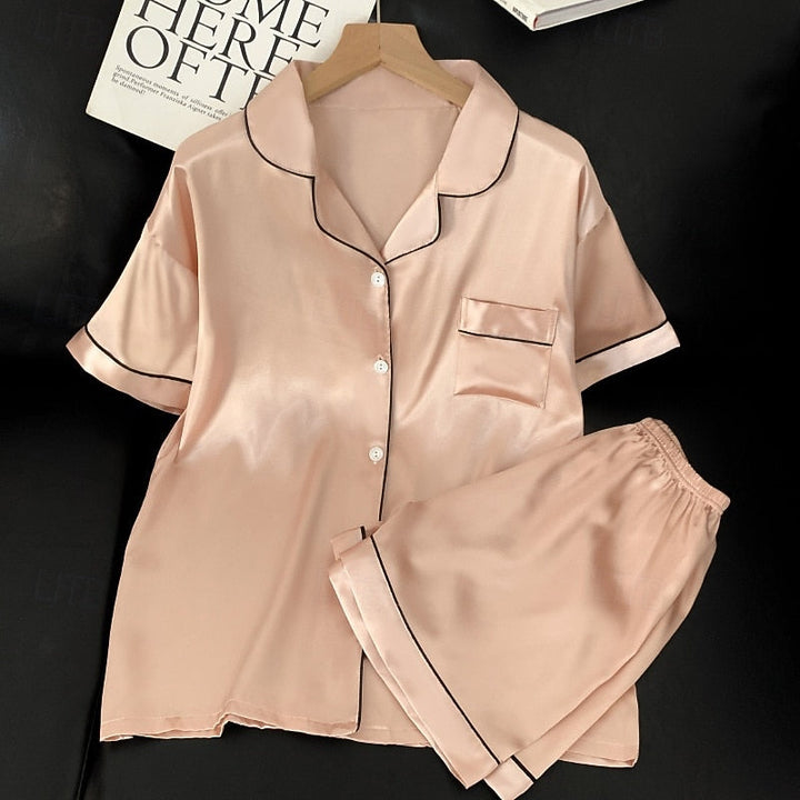 Women’s Two-Piece Lounge Set Elegant Relaxed Fit 1