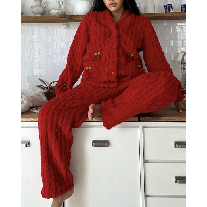 Women’s Two-Piece Lounge Set Soft Cozy Design 10