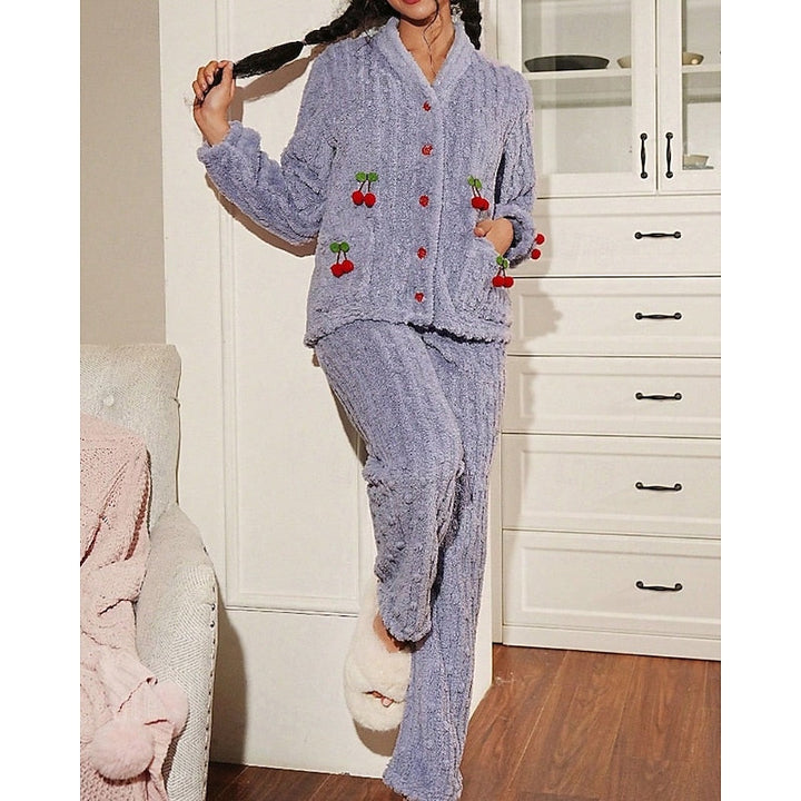 Women’s Two-Piece Lounge Set Soft Cozy Design 9
