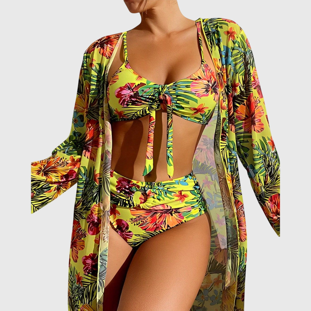 Women’s Vibrant Bikini Set Chic Design with Lightweight Stretch Fabric 1