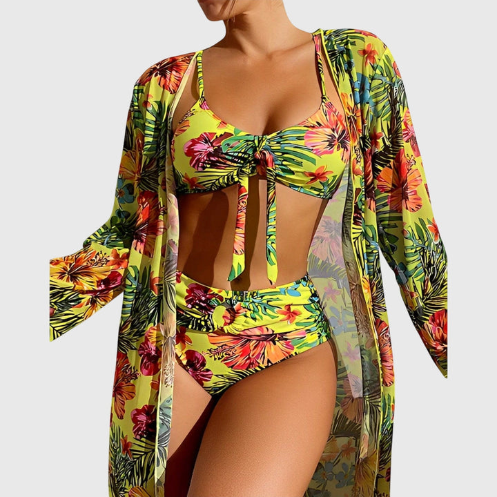Women’s Vibrant Bikini Set Chic Design with Lightweight Stretch Fabric 1