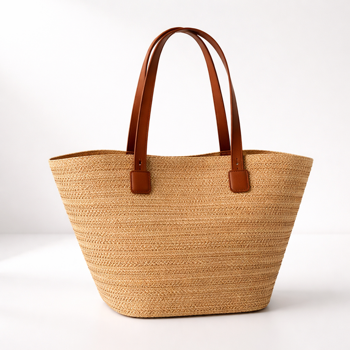 Women’s Woven Tote Bag Lightweight Summer Design 1