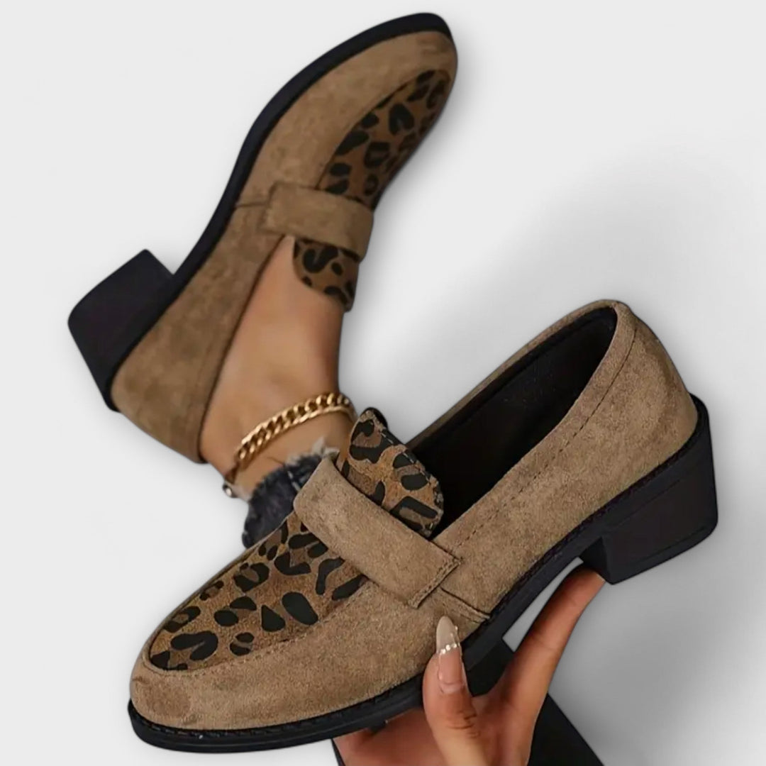Tamara - Orthopedic Leopard Print Heels